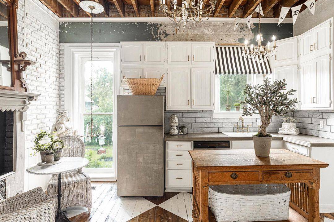 Farmhouse kitchen decorating ideas discount