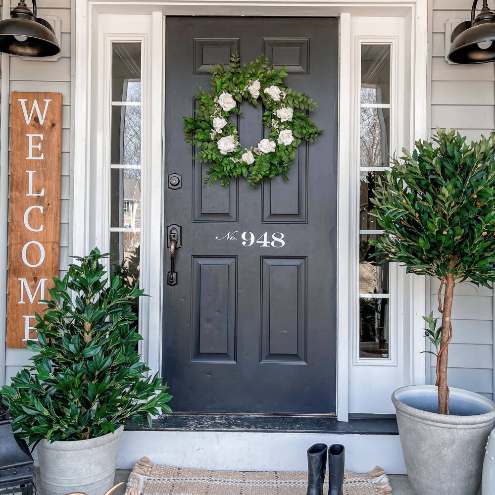 Valentines Wreaths for Front Door - Large Front Door Wreath for Summer  Spring Winter All Seasons, Holiday Indoor Outdoor Year Round Wreath  Farmhouse