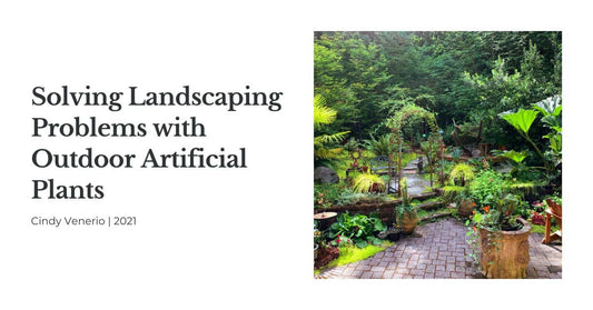 Solving Landscaping Problems with Artificial Outdoor Landscape Plants