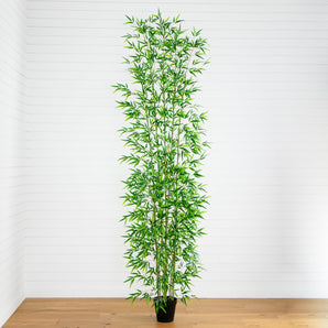 11’ Artificial Green Bamboo Tree