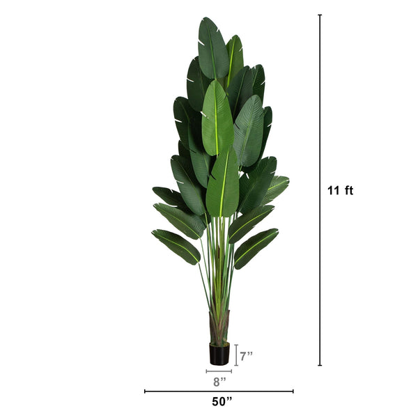 11' Artificial Travelers Palm Tree