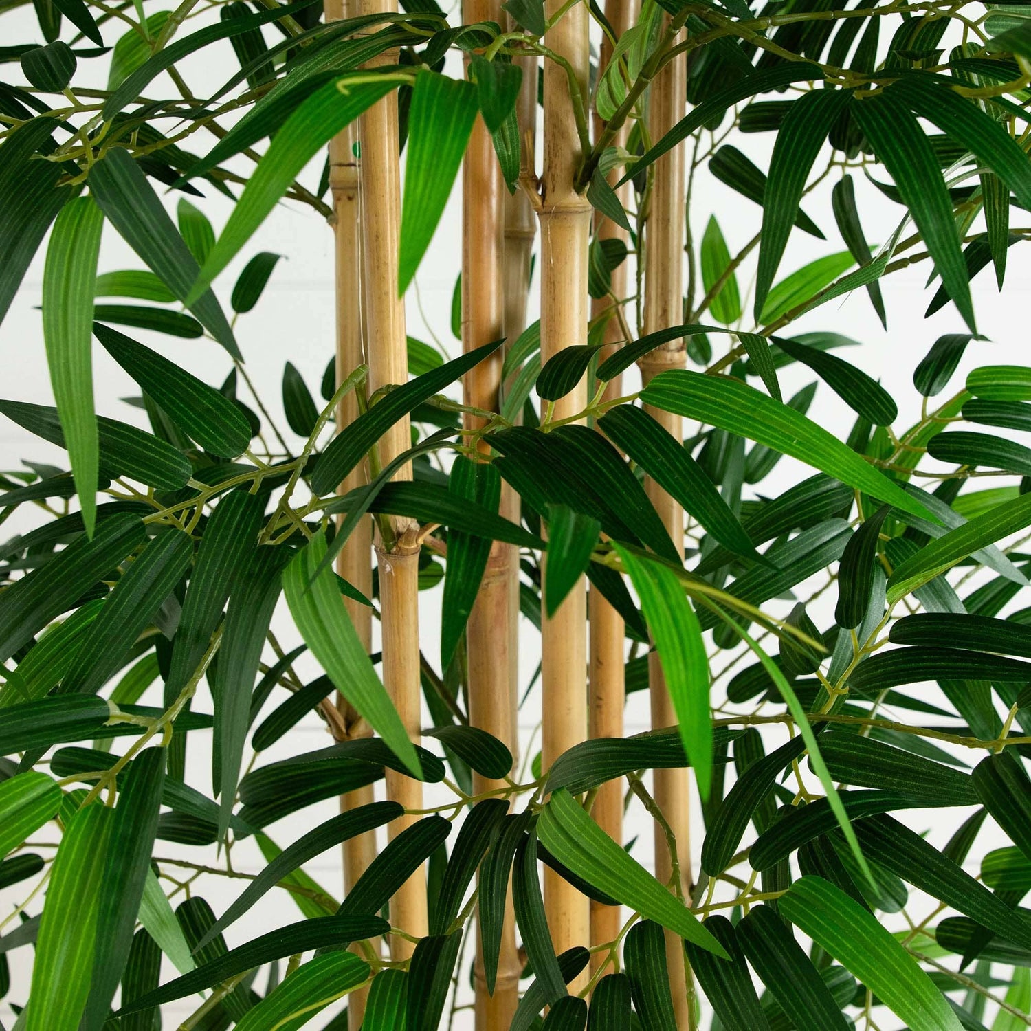 12’ Artificial Bamboo Tree with Real Bamboo Trunks