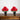 15" Artificial Poinsettia Plant - Set of 2