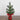 16” Artificial Christmas Tree with Tartan Plaid Flannel Wrapped Base