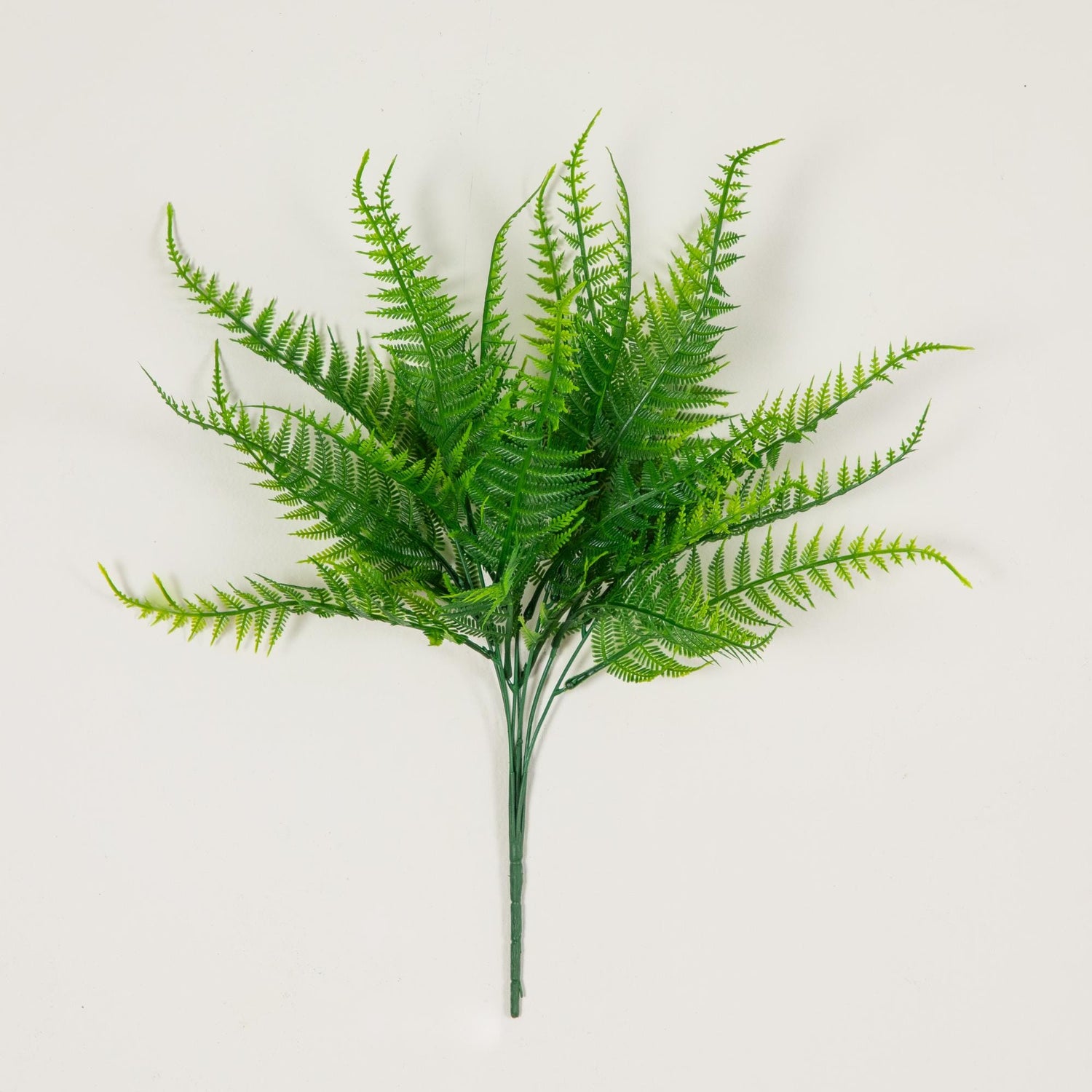 17” UV Resistant Artificial Fern Bush (Indoor/Outdoor) - Set of 6