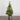 18” Artificial Christmas Tree with Pinecones in Metal Tin Planter