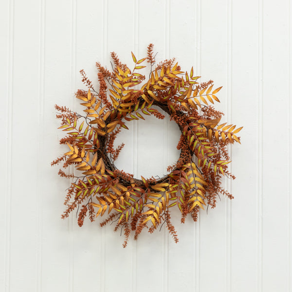 18” Harvest Berry Artificial Wreath