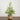 18” Pre-Lit Artificial Snowed Cypress Christmas Tree with 15 LED Lights in Hyacinth Basket