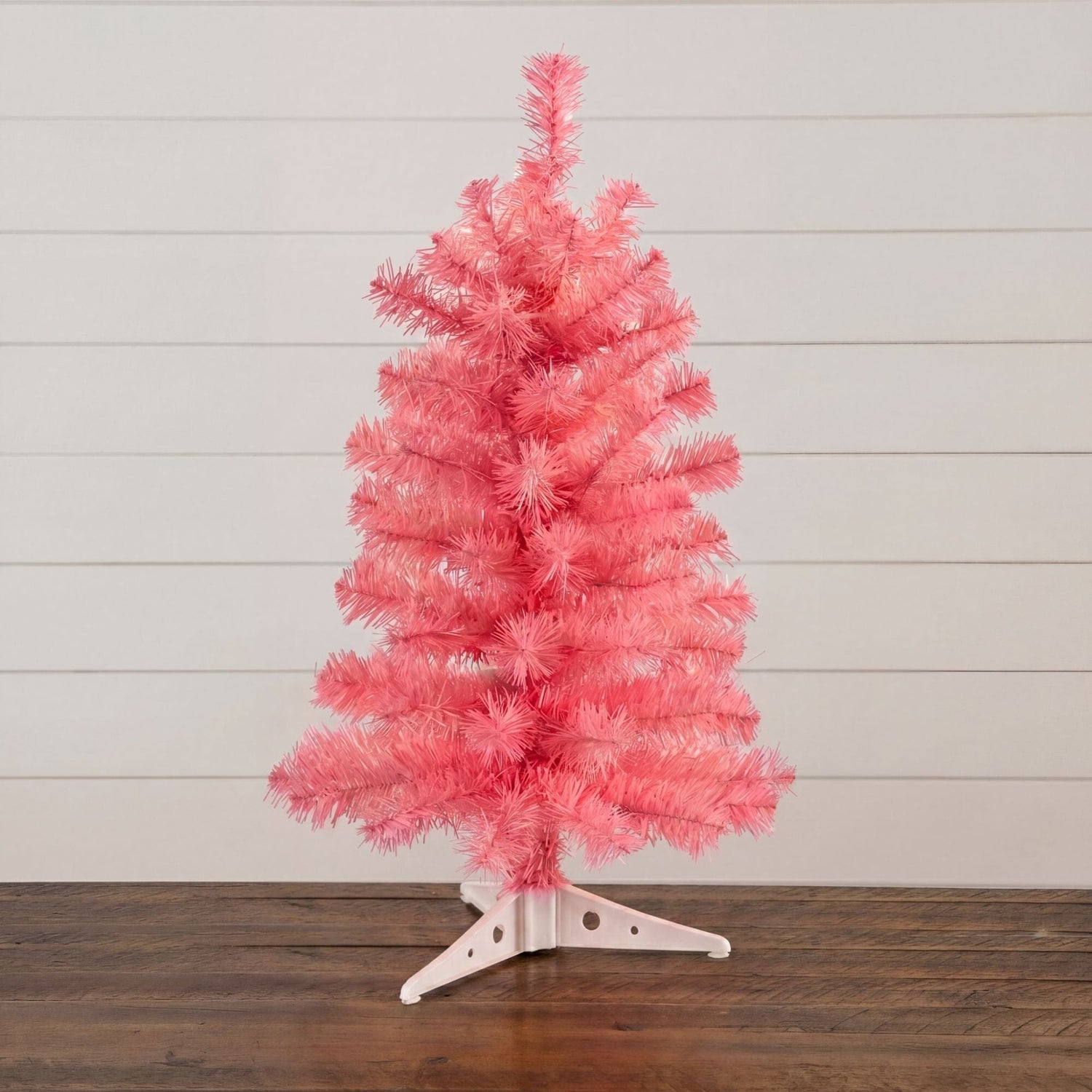 2’ Artificial Pink Christmas Tree