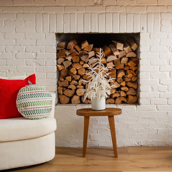 2' Artificial Real Touch White Norfolk Island Pine Christmas Tree with Natural Look