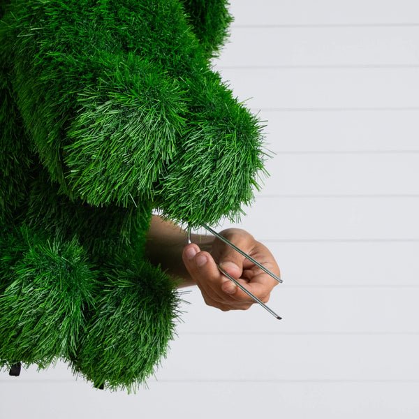 18" UV Resistant Artificial Grass Garden Plush Topiary Puppy Dog (Indoor/Outdoor)