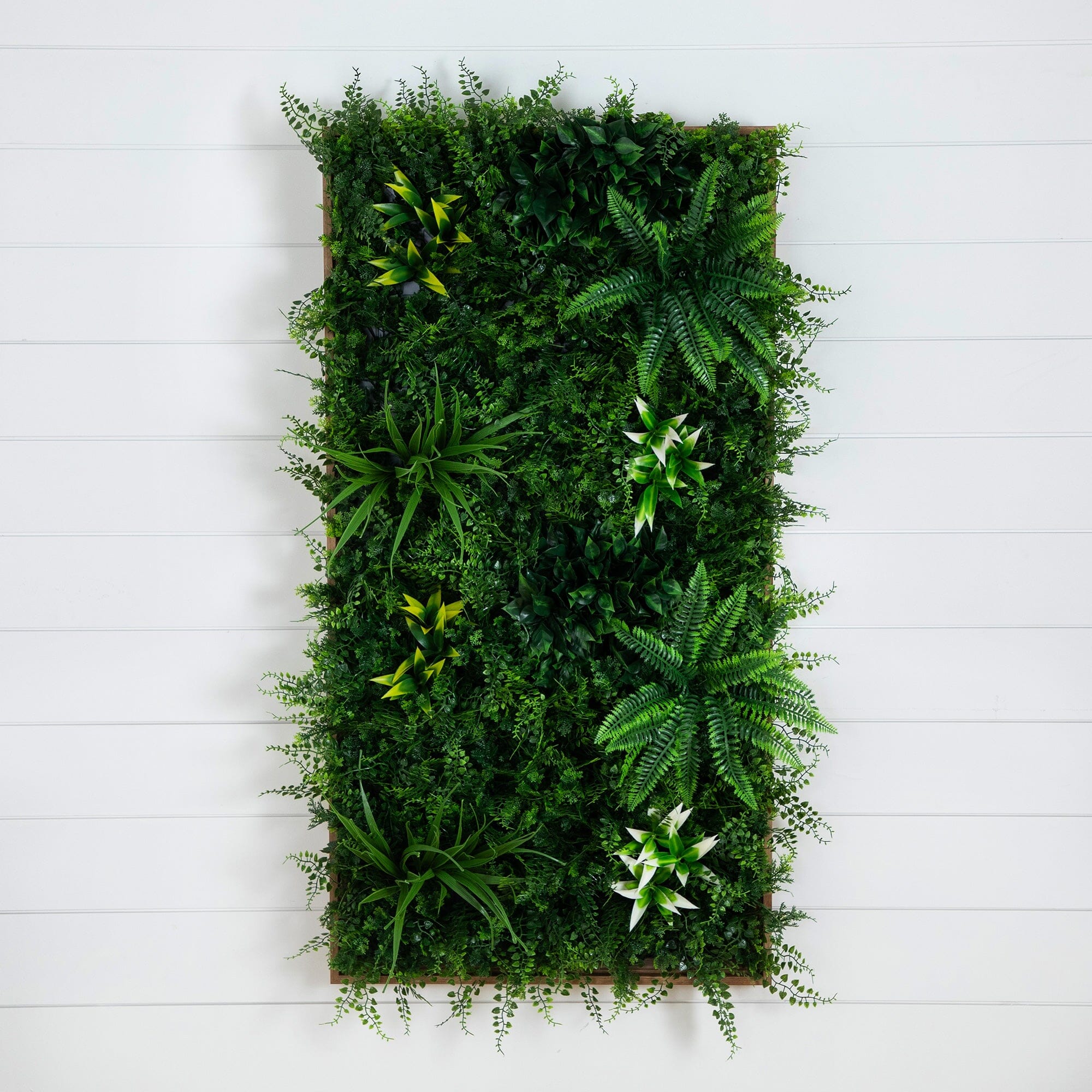 20” x 40” UV Resistant Costa Rican Forest Artificial Living Wall