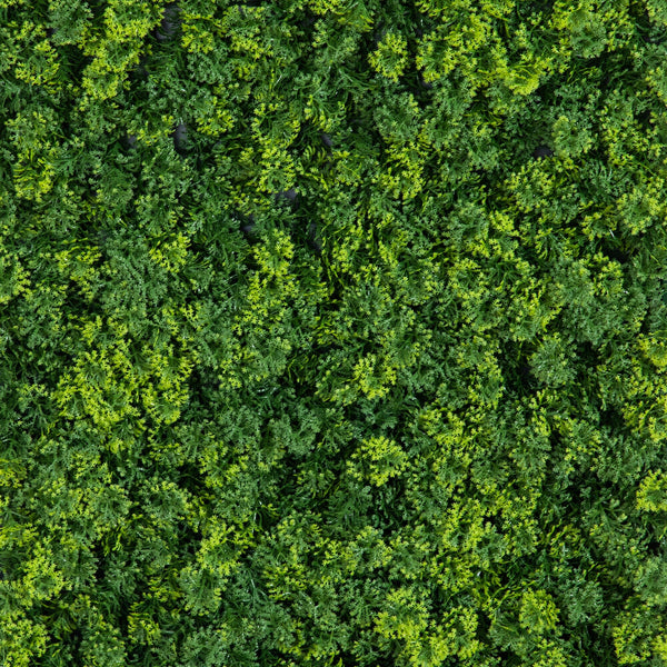 20” x 40” UV Resistant Irish Green Meadow Artificial Living Wall Art Panel in Black Aluminum