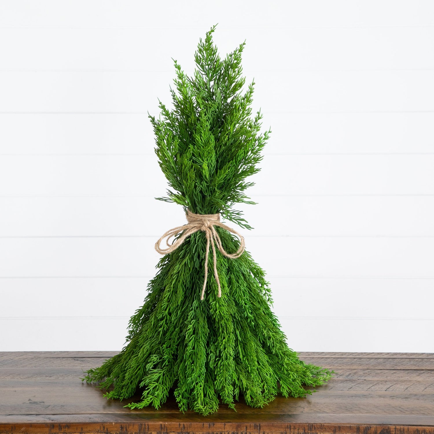 23” Artificial Real Touch Christmas Cypress Standing Bundle