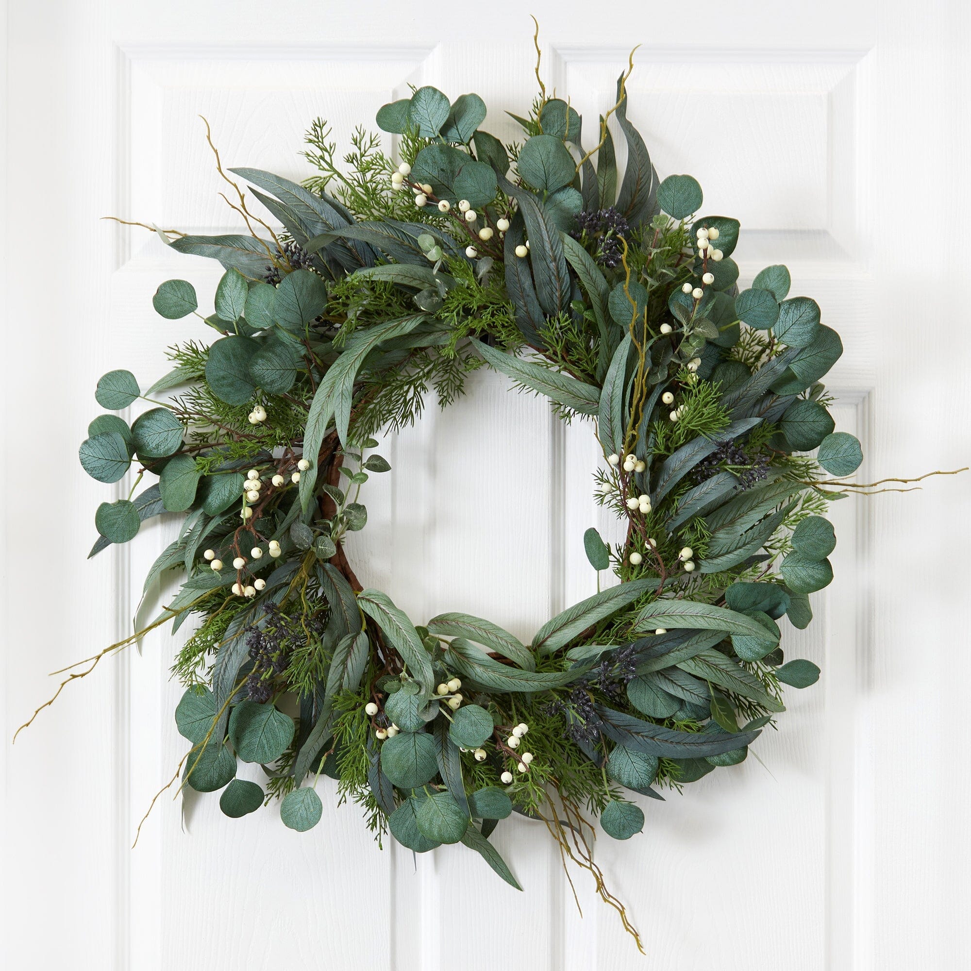 Green Eucalyptus Christmas Wreath