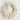 24" Artificia Real Touch White Norfolk Island Pine Wreath with Natural Look