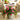 24" UV Resistant Artificial Hibiscus Hanging Plant (Indoor/Outdoor) - Set of 2