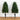 2.5' UV Resistant Artificial Boxwood Plant with Integrated Ground Stake (Indoor/Outdoor) - Set of 2