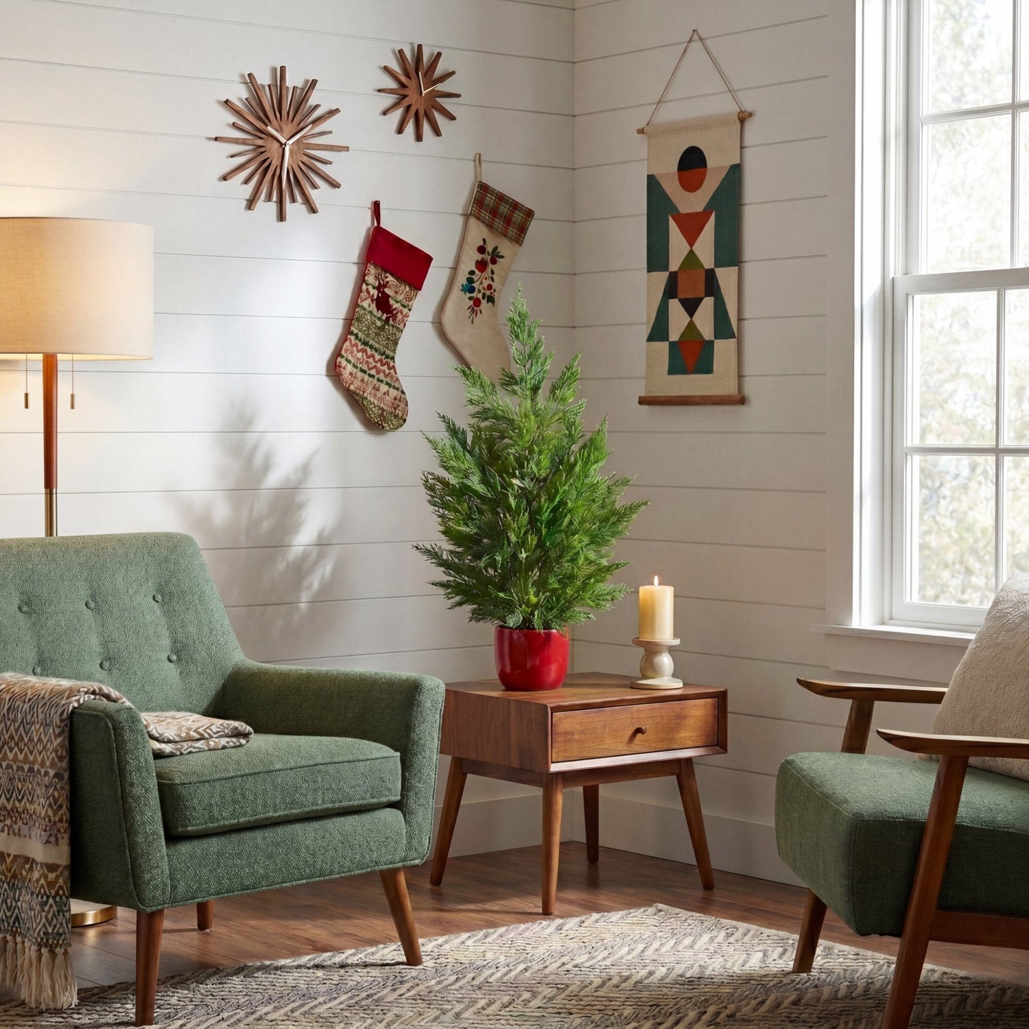 26” Artificial Real Touch Cypress Christmas Tree