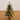 3' Artificial Pre-Lit Snowed Mixed Pine Christmas Tree with 36 LED Lights and Pinecones in Gold Decorative Planter