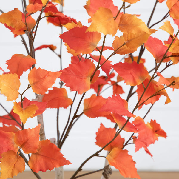 3' Autumn Birch Artificial Fall Tree