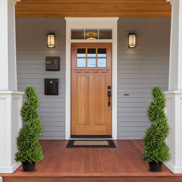 3' UV Resistant Artificial Rosemary Spiral Topiary Tree (Indoor/Outdoor)