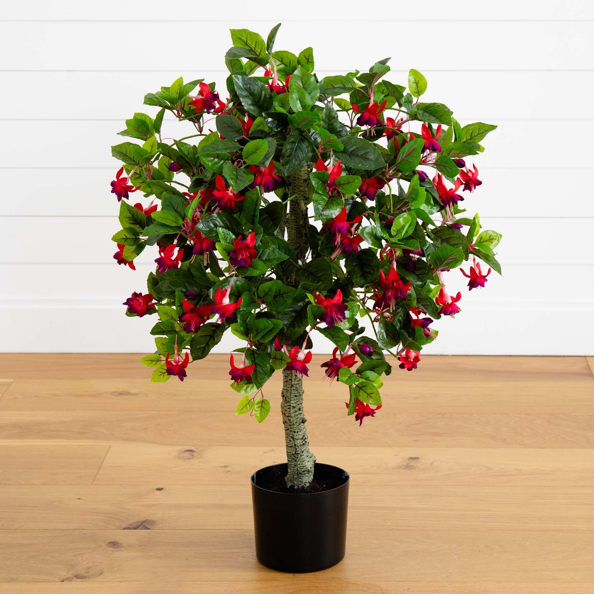Nearly Natural 3 ft. Artificial Fuchsia Tree