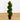 3' Grass Spiral Topiary w/Deco Planter