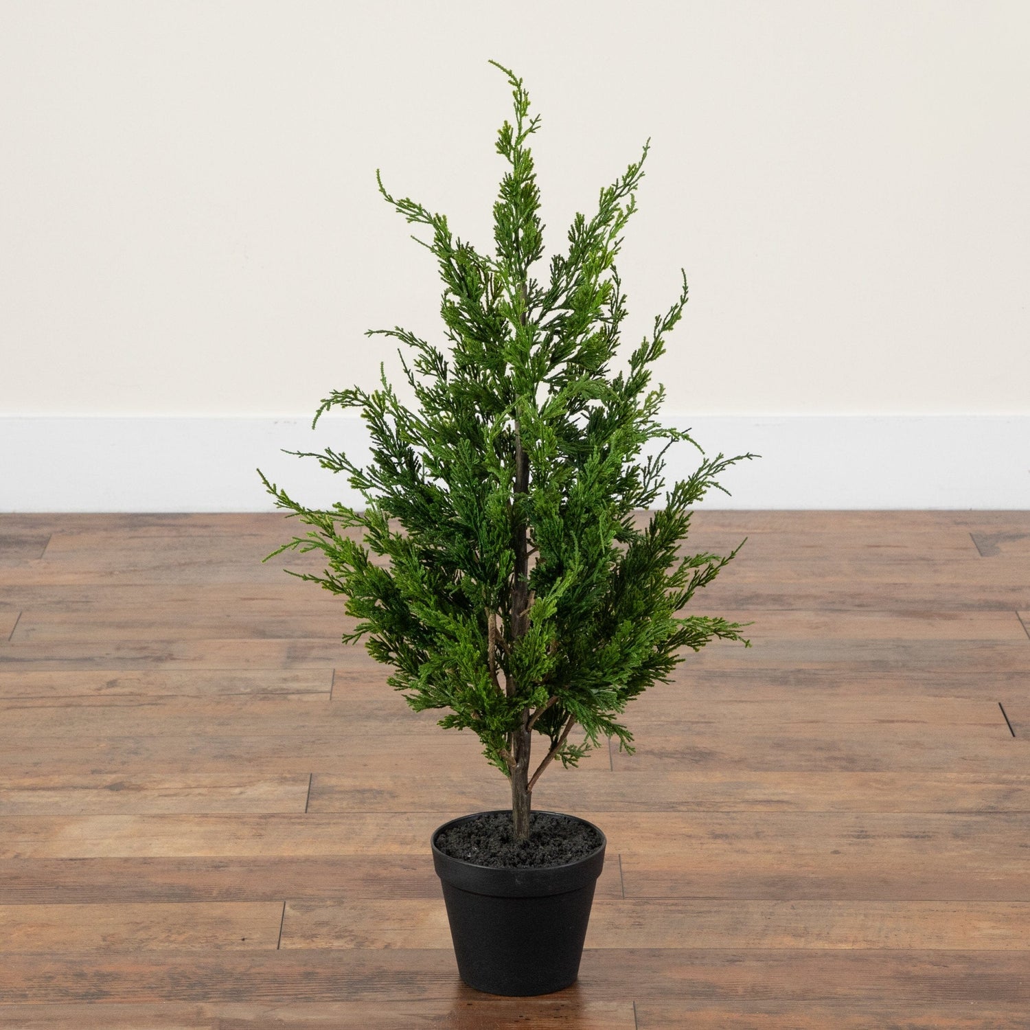 33” Artificial Real Touch Winter Cypress Tree
