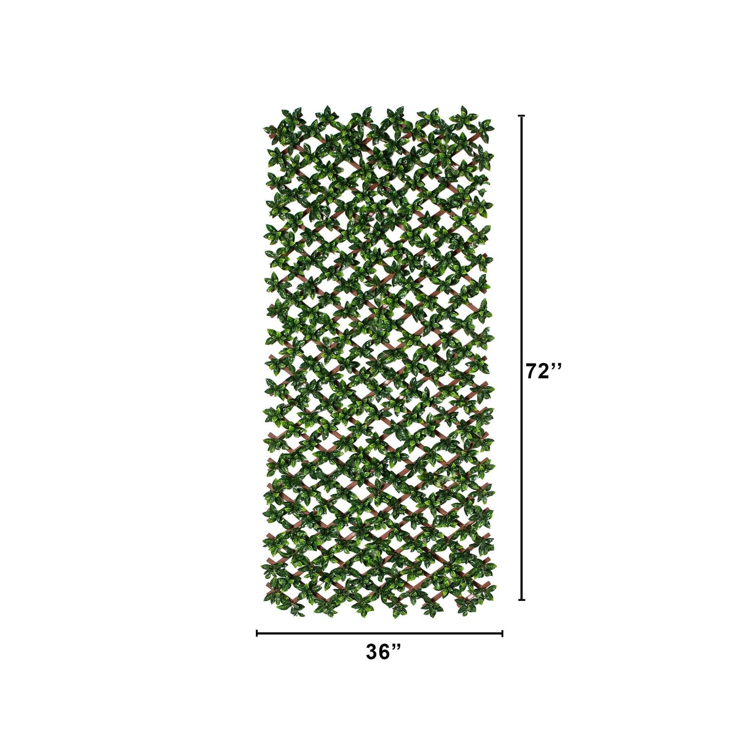 36” x 72" UV Resistant Artificial Gardenia Expandable Privacy Fence Screen (Indoor/Outdoor)