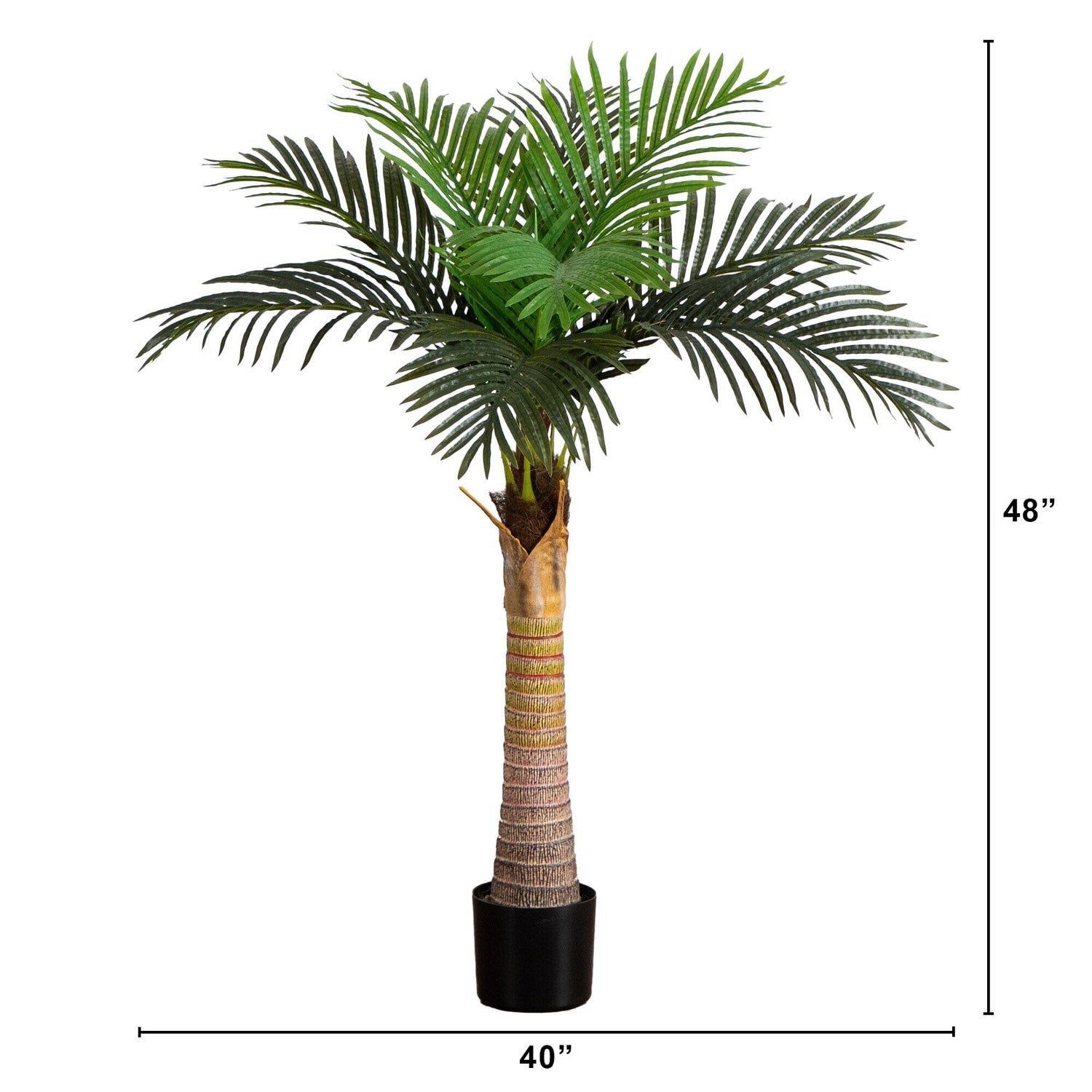 4' Artificial Coconut Palm Tree