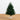 4' Artificial Green Pampas Grass Christmas Tree