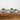 4” Artificial Mini Hydrangea Plant in White Decorative Oval Planter - Set of 4