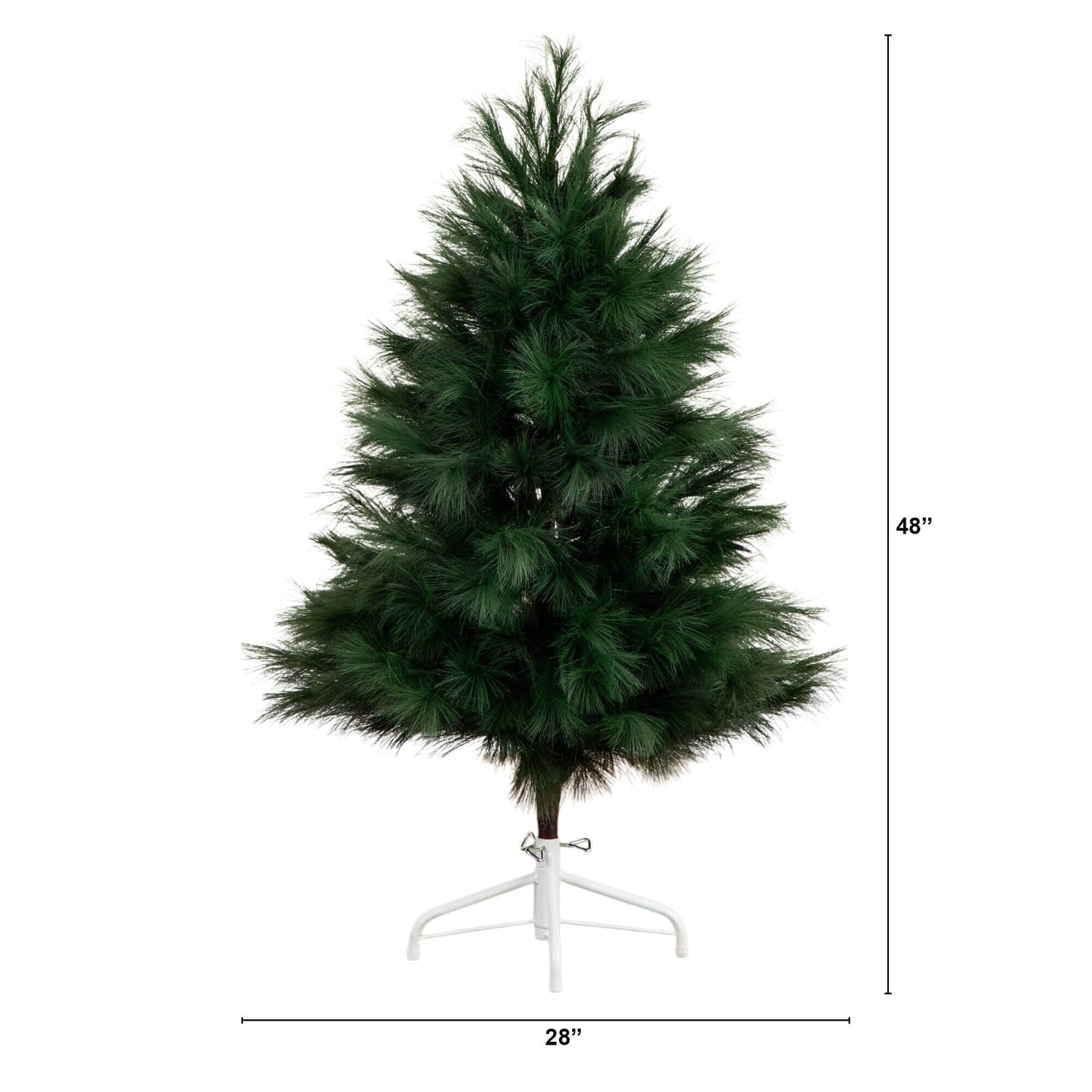 4' Artificial Green Pampas Grass Christmas Tree