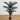 4' Artificial Halloween Black Paradise Palm Tree