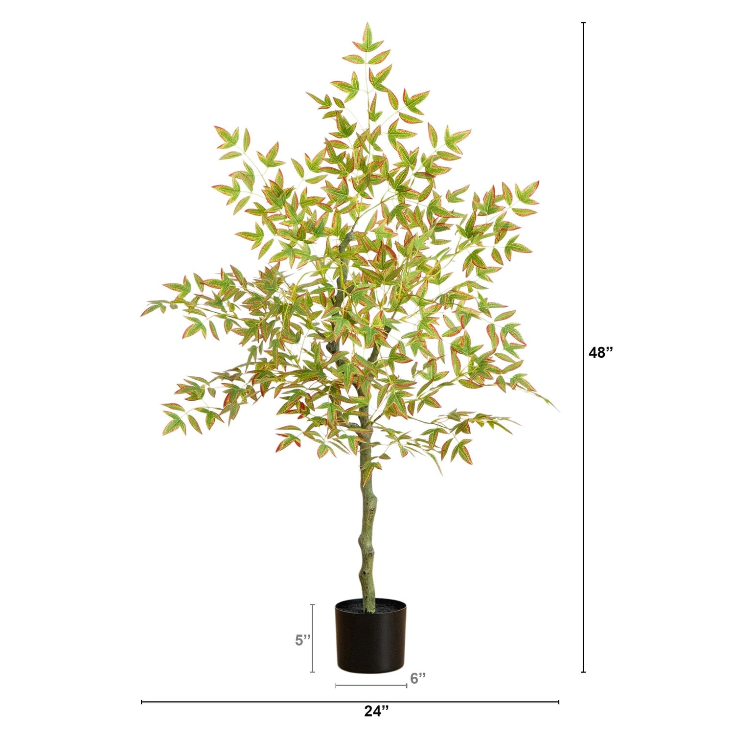 4' Autumn Nandina Artificial Fall Tree
