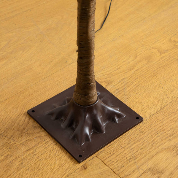 4' Pre-Lit Green Autumn Oak Artificial Fall Tree with 150 Warm White LED Lights