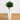 4’ Olive Topiary Artificial Tree in White Planter(Indoor/Outdoor)
