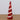 4' Pre-Lit Pop up Red & White Tinsel Christmas Tree with 50 LED Lights