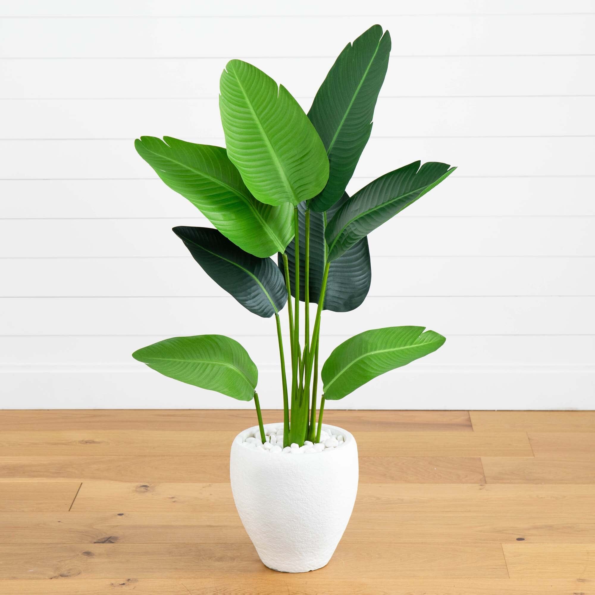 ftd deeply adored palm planter Nearly Natural 4ft. Travelers Artificial Palm Tree in Oval Planter