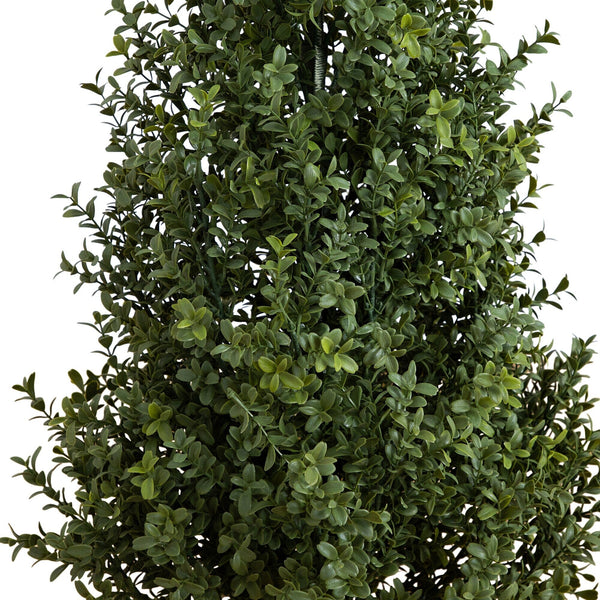 4’ UV Resistant Artificial Boxwood Topiary Tree (Indoor/Outdoor)