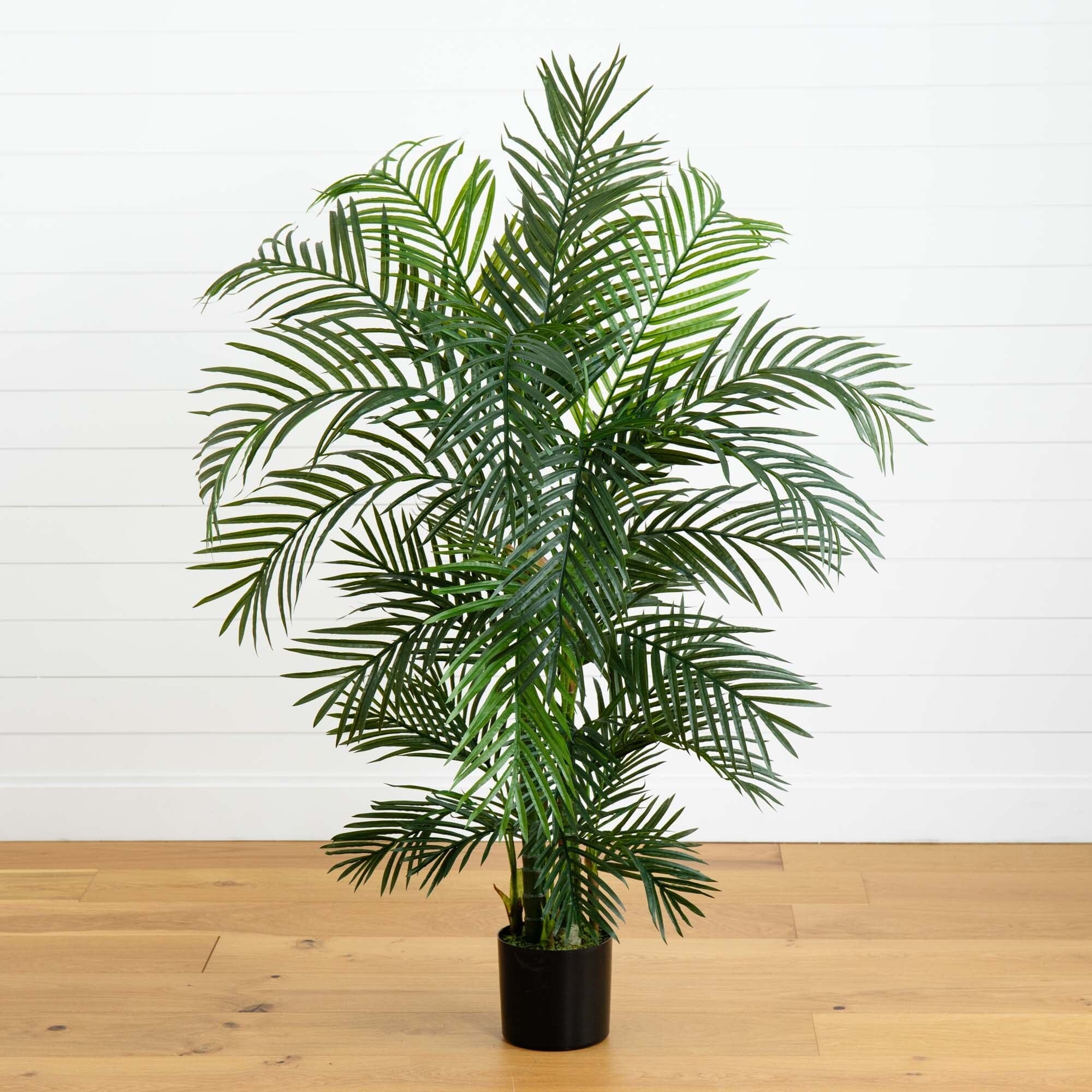 areca palm psychedelic Nearly Natural 4.5-ft Areca Palm UV Resistant (Indoor/Outdoor)