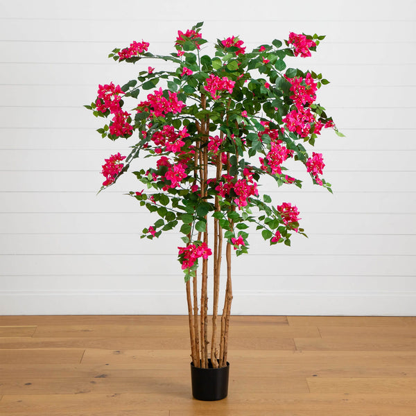 5' Artificial Deluxe Bougainvillea Tree