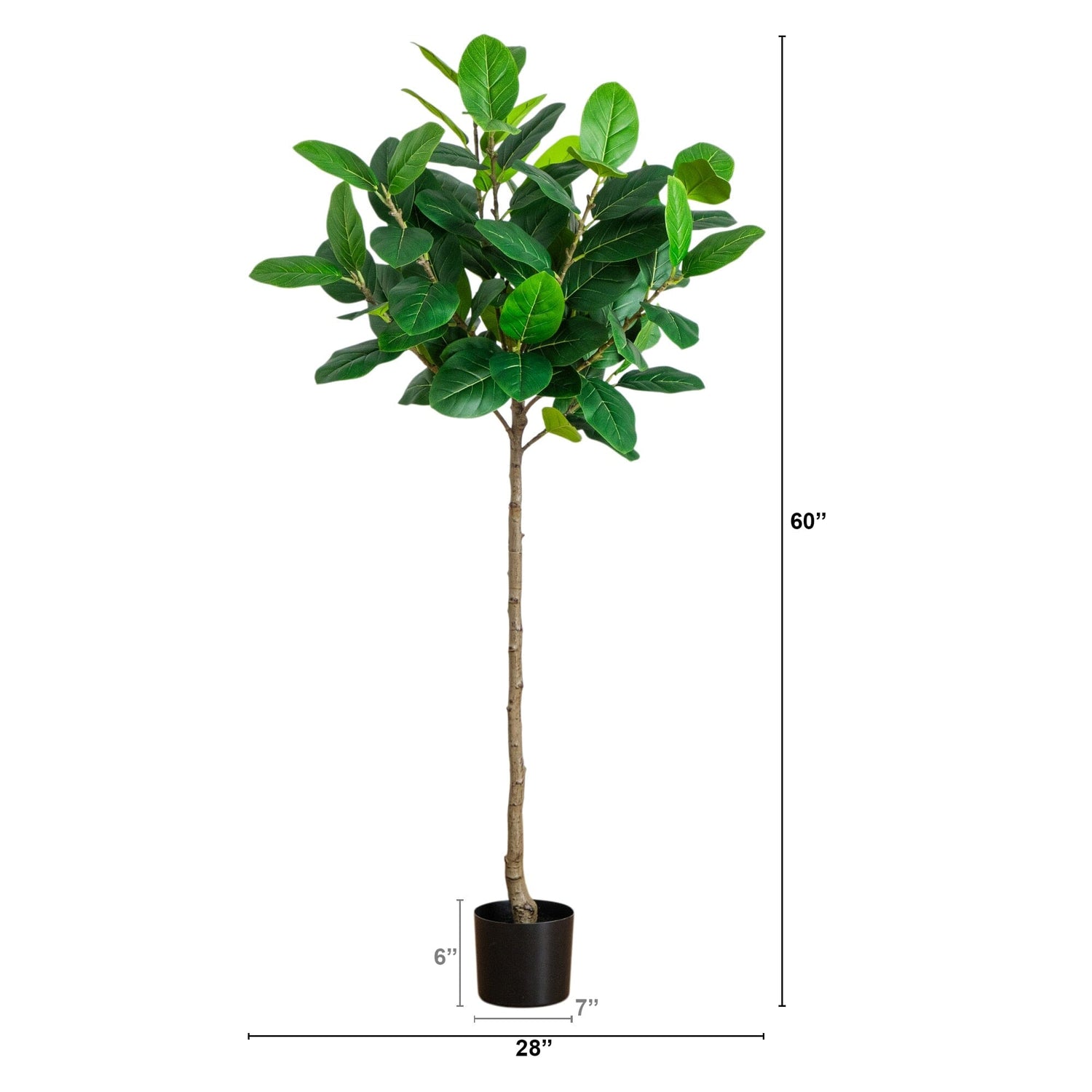 5' Artificial Petite Audrey Ficust Tree
