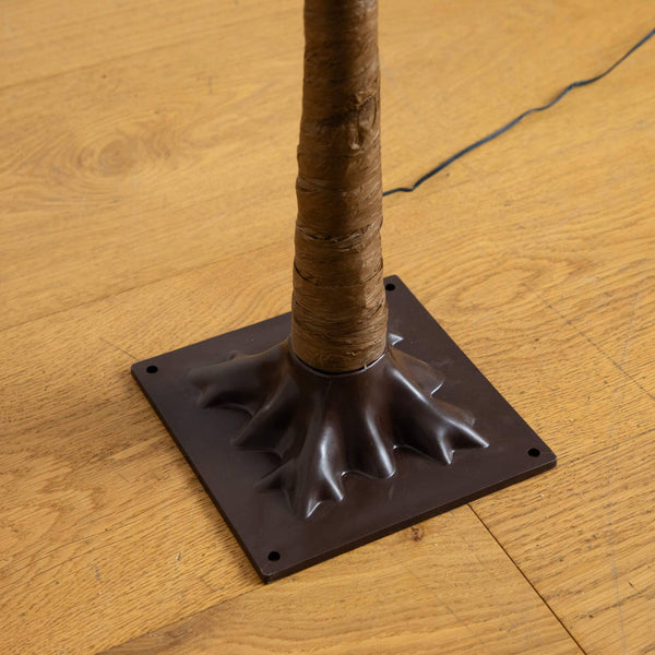 5' Pre-Lit Burnt Orange Autumn Maple Artificial Fall Tree with 240 Warm White LED Lights