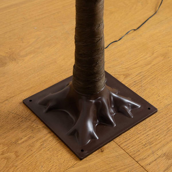 5' Pre-Lit Minimalist Autumn Maple Artificial Fall Tree with 96 Warm White LED Lights