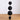 5' UV Resistant Halloween Black Artificial Triple Ball Boxwood Topiary (Indoor/Outdoor)