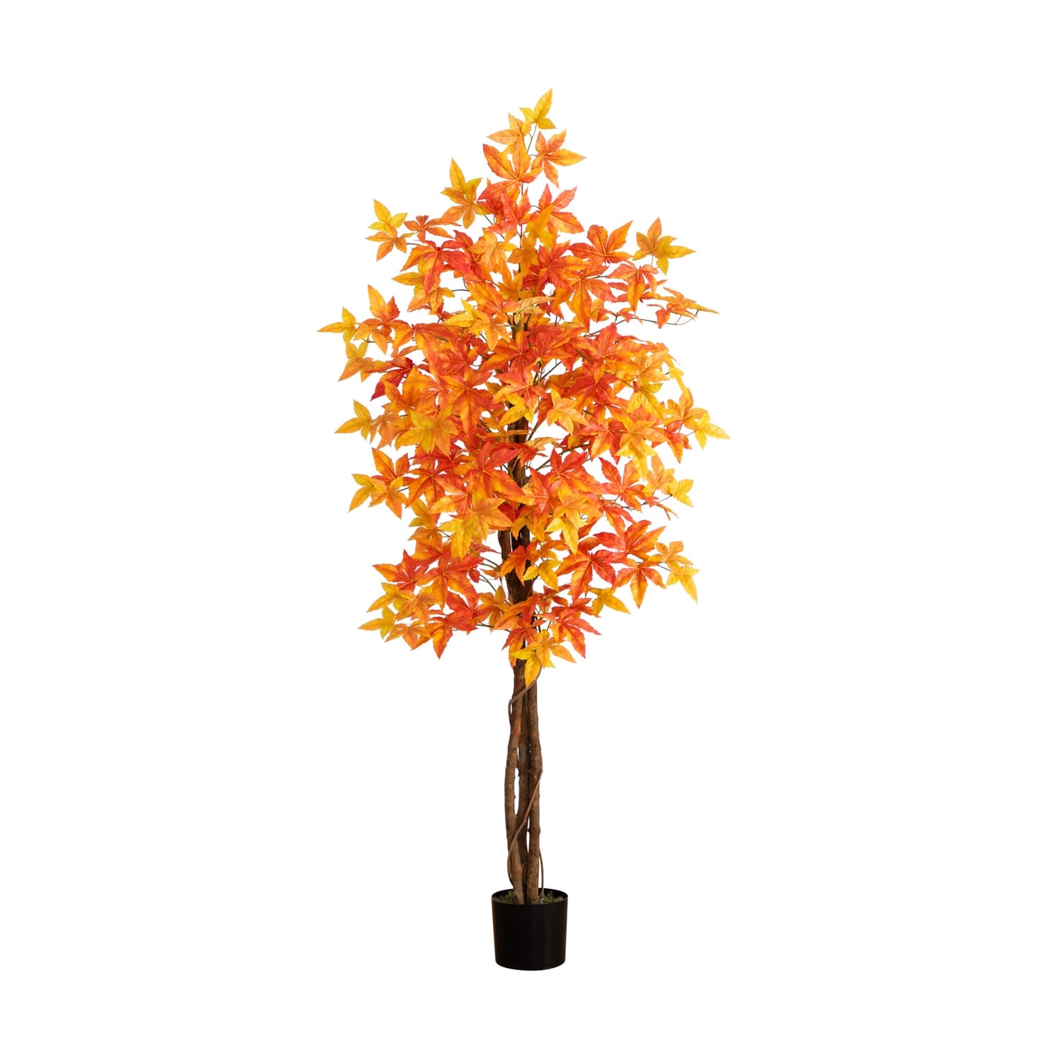 6’ Autumn Deluxe Maple Artificial Fall Tree