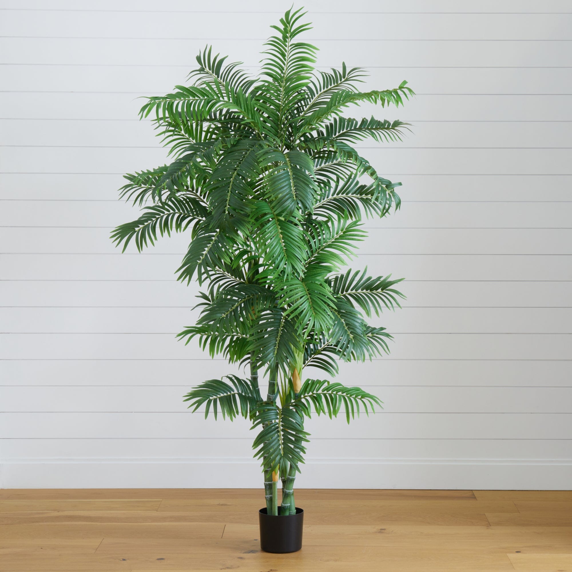 Nearly Natural 6 ft. Curvy Parlor Palm Silk Tree