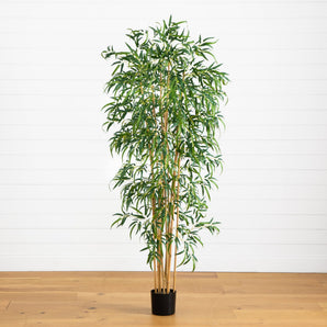 6' Fancy Style Slim Bamboo Silk Tree